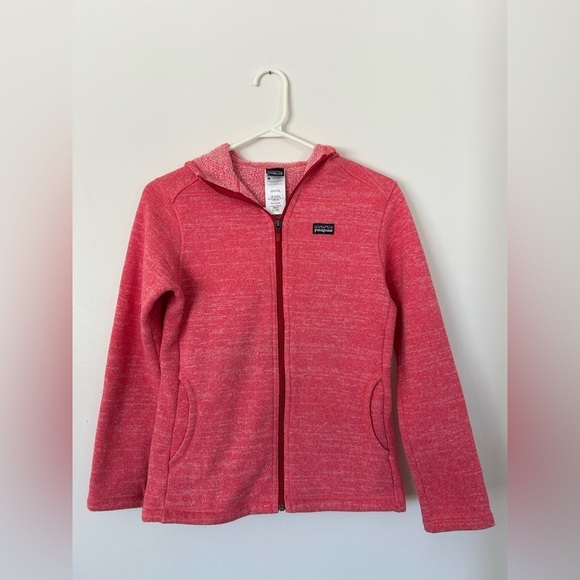 Patagonia Other - Girls Patagonia Better Sweater Hoody Full Zip Fleece Jacket Coat L 12 Pink